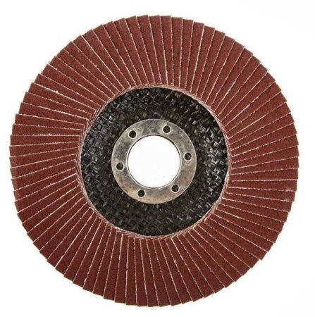 Круг лепестковый PEGATEC 125х22 для стали, зернистость 80 Т27 арт. PSRFD125CA-80